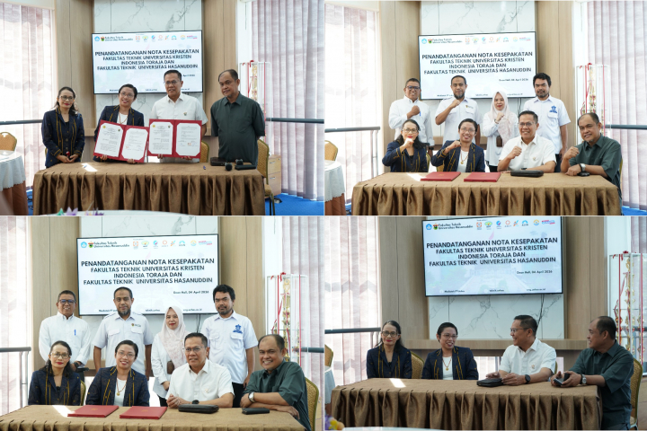 Signing of a Memorandum of Understanding Between the Faculty of Engineering at Unhas and the Faculty of Engineering at UKI Toraja Strengthens Collaboration on the Three Pillars of Higher Education