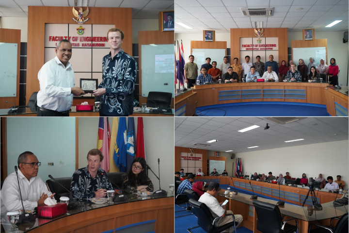 The Faculty of Engineering at Unhas Hosted a Visit from the First Secretary for Economic Affairs at the Dutch Embassy to Discuss Strategic Collaboration and South Sulawesi’s Maritime Potential.