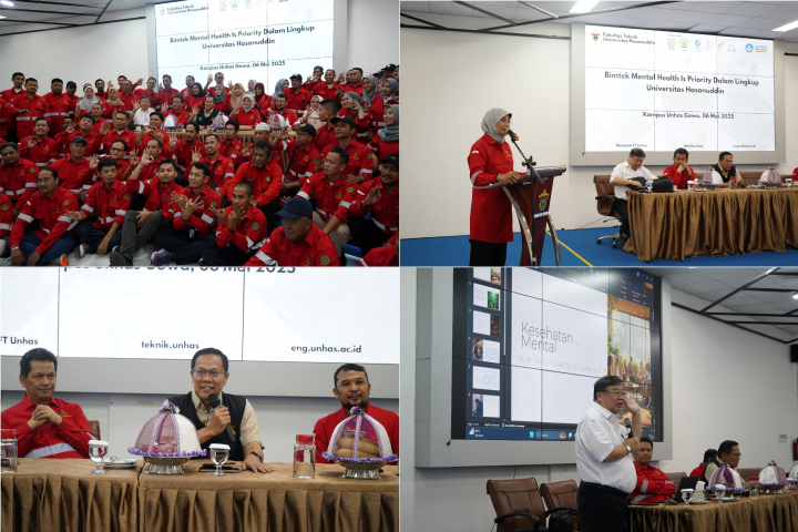 Unhas’s Occupational Safety and Health (K3) Unit Holds “Mental Health is a Priority” Technical Training Workshop; the Faculty of Engineering Hosts the Event