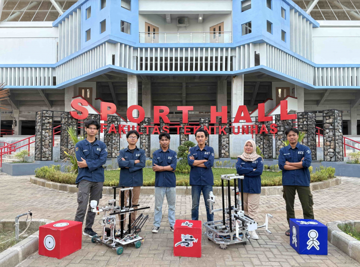 Tim TOBARANIA FT Unhas Bawa Inovasi Robot Otonom ke Kontes Robot ABU Indonesia Nasional 2026