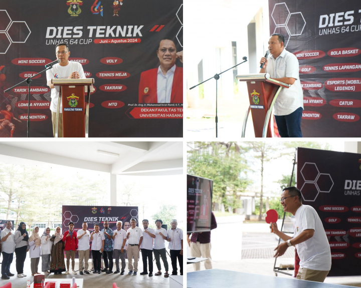 To Celebrate Its 64th Anniversary, the Faculty of Engineering Hosts the Kickoff Event for the Unhas Engineering 64 Cup.