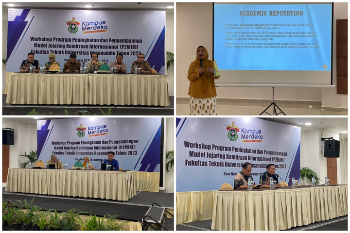 Fakultas Teknik Unhas Gelar Workshop Program Peningkatan dan Pengembangan Model Jejaring Kemitraan Internasional