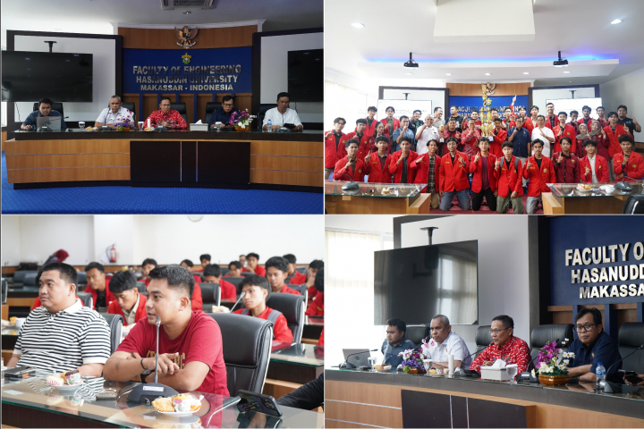Fakultas Teknik Unhas Menyambut Tim Engineering Football 09 sebagai Juara Pertama Unhas Cup 2025