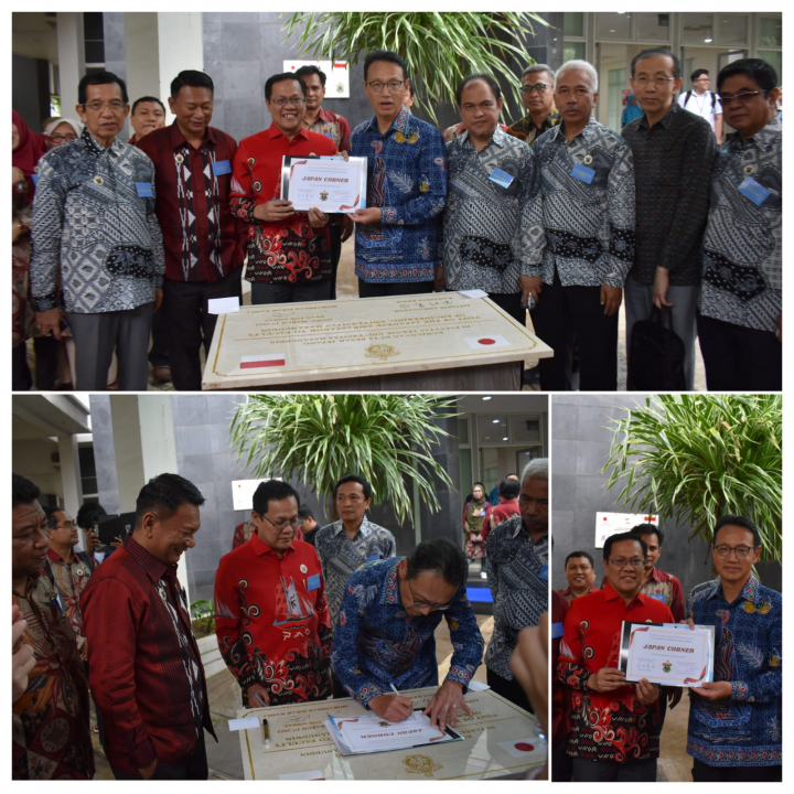 Dubes Jepang menyambut hangat pembukaan Japan Corner di Kampus Gowa FT Unhas