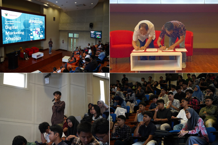 The UNHAS Faculty of Engineering, in Collaboration with Telkomsel, Hosts a Guest Lecture on Digital Marketing Strategy and Signs a Memorandum of Understanding.