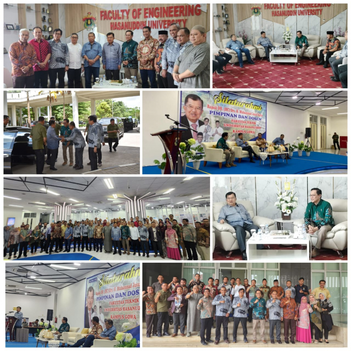 Pimpinan dan Dosen FTUH Menerima Kunjungan Silaturrahmi Jusuf Kalla, Wapres RI 2004-2009 & 2014-2019