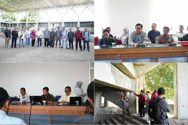 Unhas’s Faculty of Engineering Holds an Initial Mutual Check (MC-0) for the Construction of Phase III of the Sports Hall