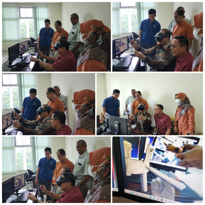 Kembangkan Teknologi Materi Pembelajaran Berbasis Virtual Augmented Reality, FTUH Kerjasama dengan FKG UNHAS