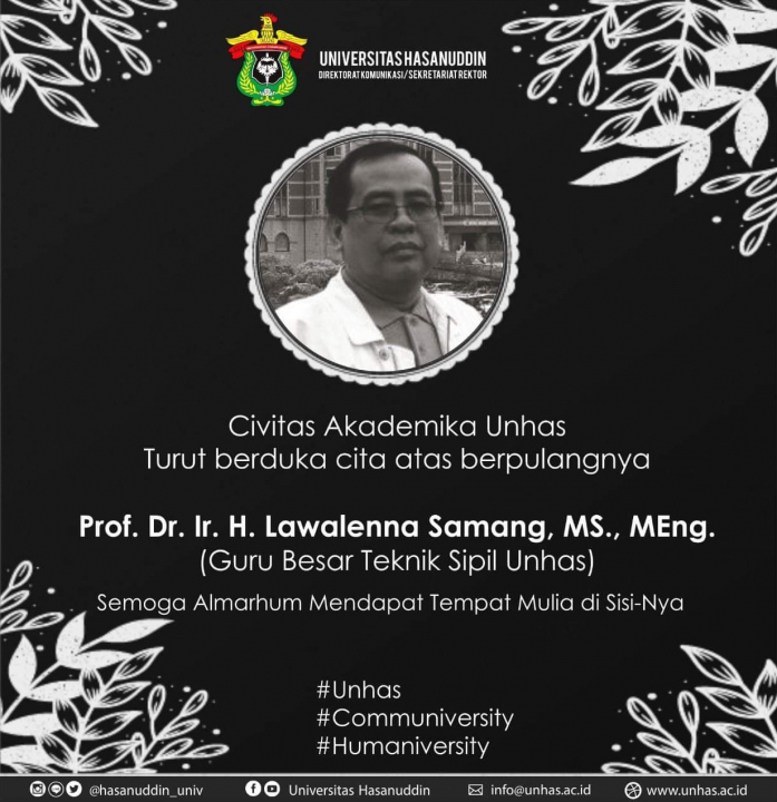 Farewell, Prof. Lawalenna...