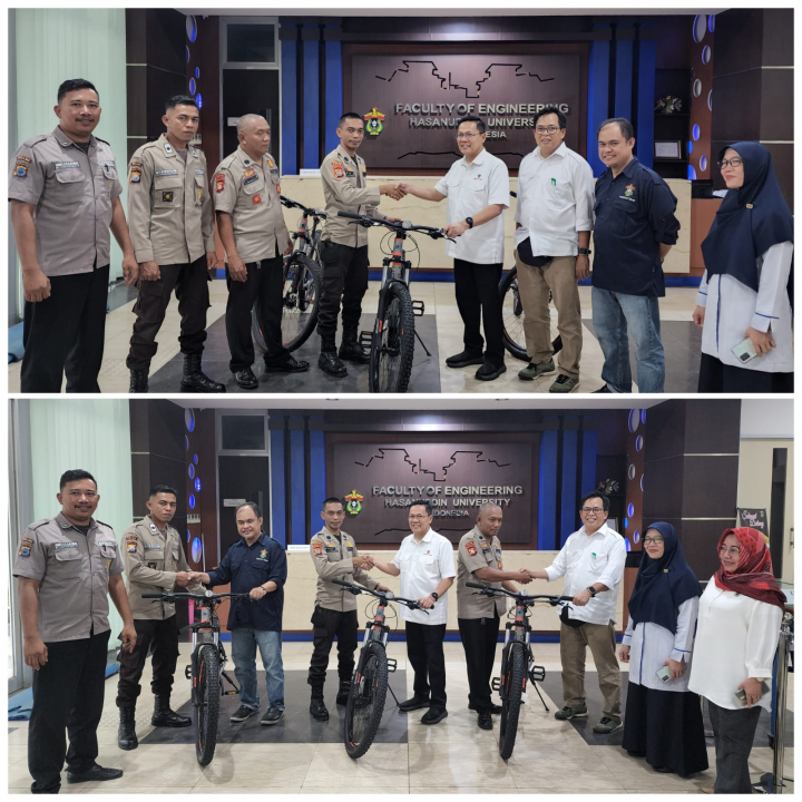Tingkatkan Mobilitas Tim Keamanan untuk Patroli Sikon Kampus FTUH, Dekanat FTUH Siapkan Fasilitas Sepeda