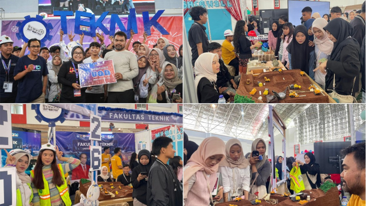 The College of Engineering Booth Was the Favorite, Drawing the Largest Crowd at the Unhas Open Day