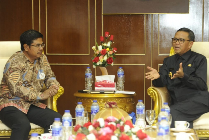 Silaturahmi Pimpinan Fakultas Teknik Unhas ke Gubernur Sulsel