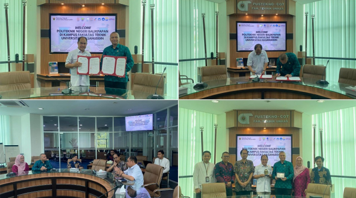 Unhas’s Faculty of Engineering and Poltekba Officially Establish a Partnership for an Electrical Engineering Doctoral Program