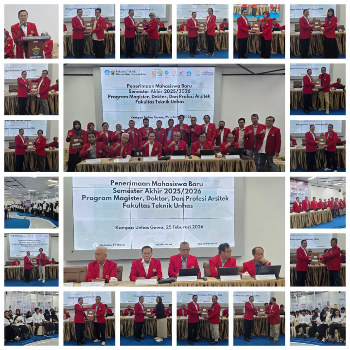 Admissions for New Master’s and Doctoral Students at the Faculty of Engineering, University of Hasanuddin, Academic Year 2025/2026