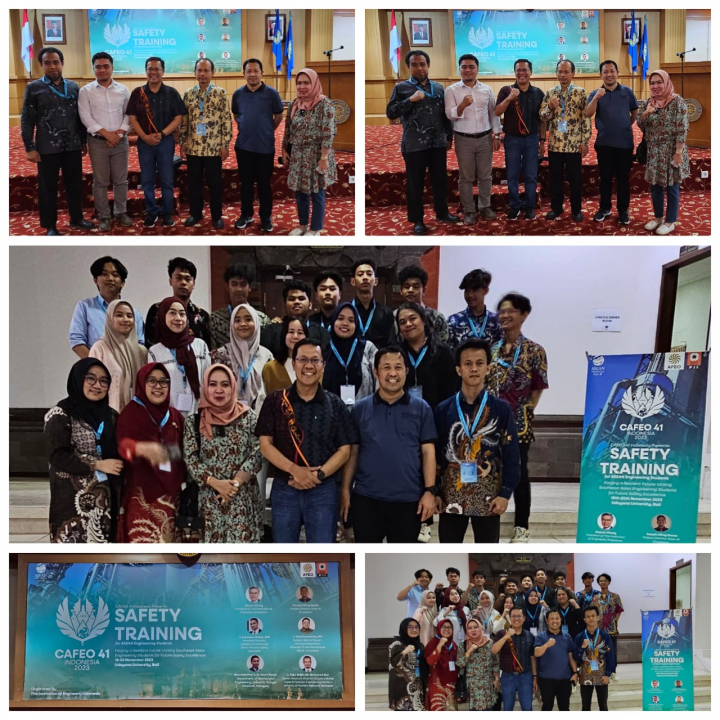To Become HSE Ambassadors, 14 Engineering Students from Hasanuddin University Received ASEAN Engineering Student Safety Certificates from AFEO